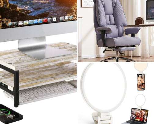 Work from home sanctuary needs cover photo collage