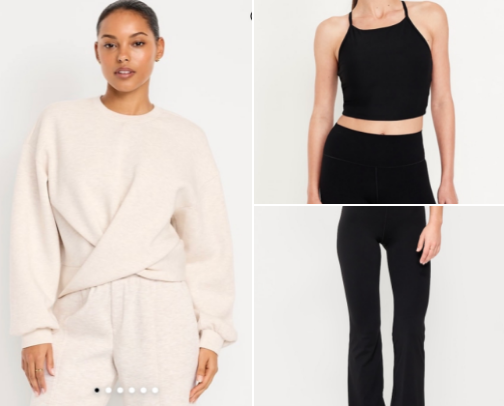 Favorite Old Navy Athletic Wear cover photo collage