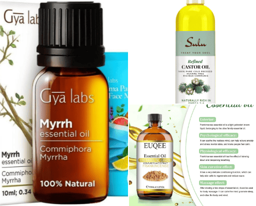 Favourite Oils for DIY Skin Care cover photo collage