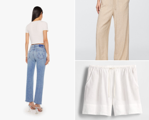 My favorites basics: pants cover photo collage
