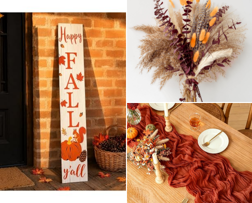 Autumn home decorations I adore cover photo collage