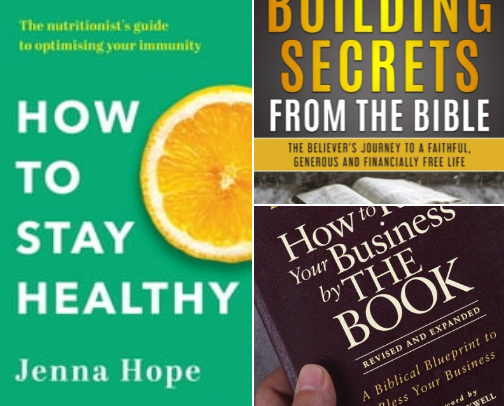 Faith, Fitness and Business Books for the 1% cover photo collage