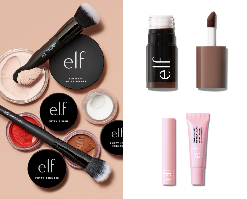 Elf products cover photo collage