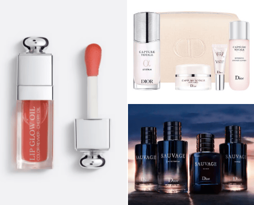 DIOR FAVS Products cover photo collage