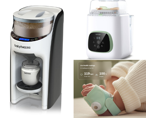 Baby items I’m using as a FTM to a newborn cover photo collage