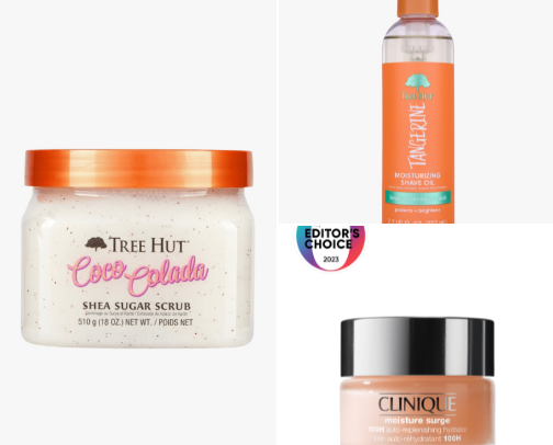 Skin & body care cover photo collage