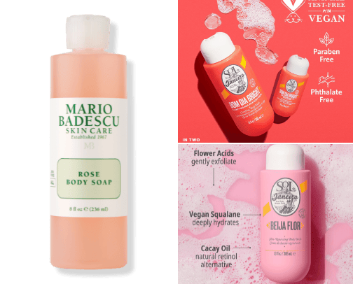 bath & body cover photo collage