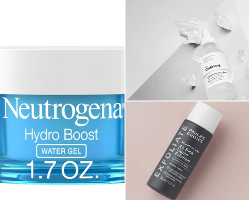 Skin care - products that keep your skin heathly, glowing and happy cover photo collage