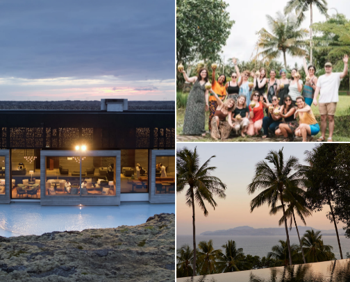 2026 GLOBAL WELLNESS RETREATS: THE ULTIMATE RESET cover photo collage