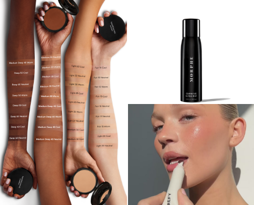 baddie beauty recs 💅🏼💋🍒 cover photo collage