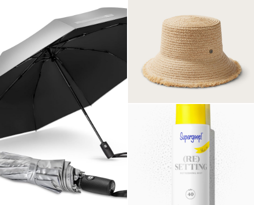 Protection from the sun cover photo collage