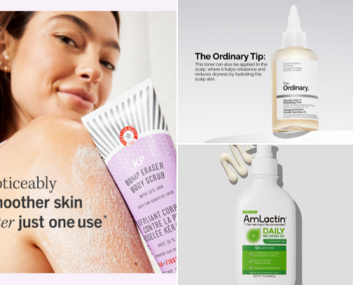 Shower Routine To Get Rid of Strawberry🍓Legs 
aka KP (Keratosis Pilaris) cover photo collage