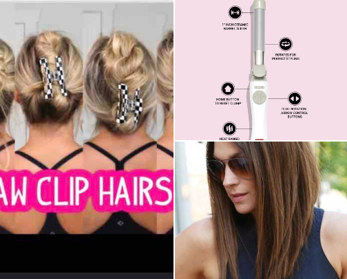 Hair hacks, products and tools 💈🎀 cover photo collage