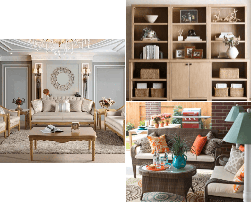 Perfect furniture cover photo collage