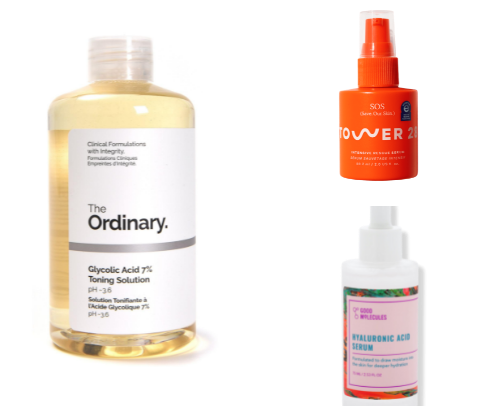 Skincare for Glass Skin cover photo collage