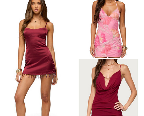 Dresses for a night out cover photo collage