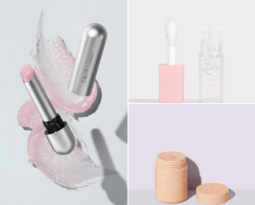 LIP CARE products cover photo collage