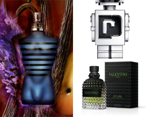 The best choice of perfumes (For men) cover photo collage