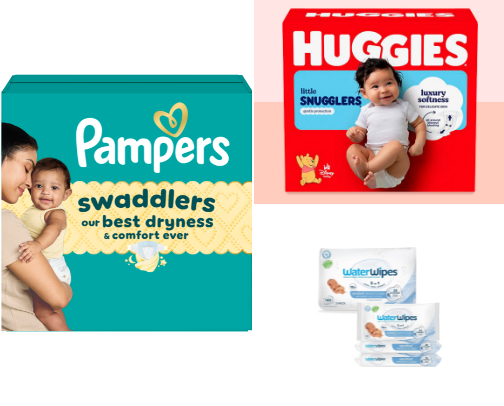 Must-Have Baby Diapering Products cover photo collage