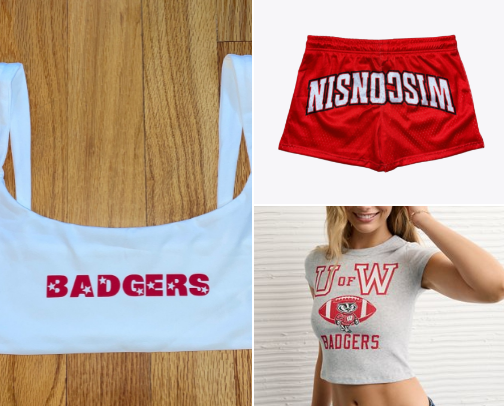 Game day outfits ❤️🤍 cover photo collage