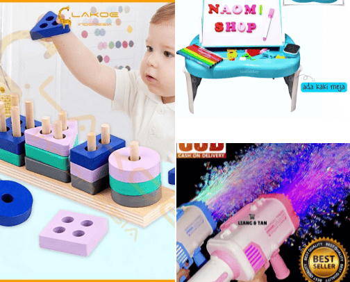 FUN GAME WITH CHILD TODLER cover photo collage