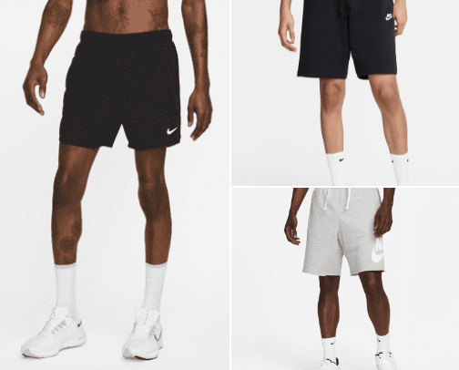 Men's Shorts cover photo collage