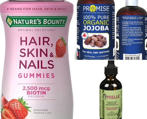 My Hair Growth Hacks cover photo collage