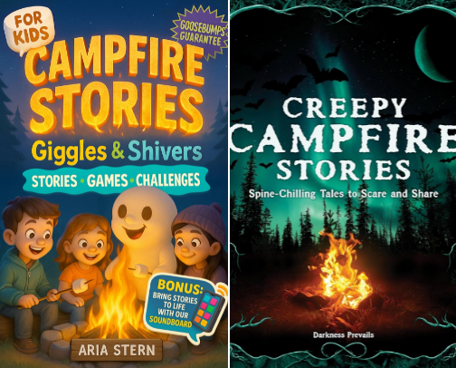 🔥 Campfire Stories to Read Aloud cover photo collage