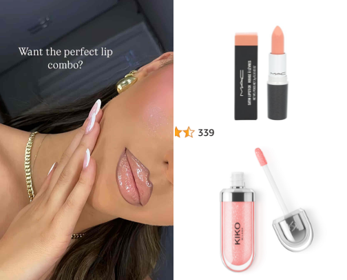 Perfect lip combo? cover photo collage