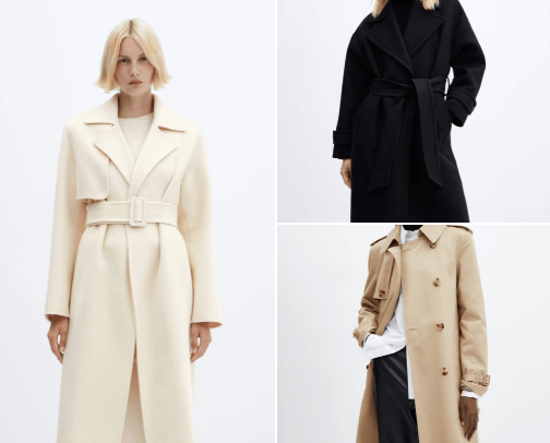 women coat cover photo collage