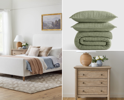 Affordable Sage Farmhouse Bedroom Decor cover photo collage
