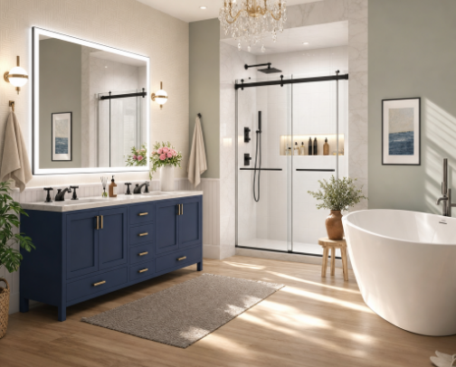 Bathroom Glow-Up: From Squeegee to Smart Throne 🛁✨ cover photo collage