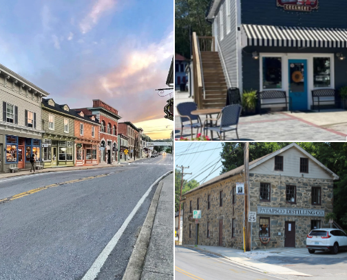 Small town feels! Visit the town of Sykesville/ Eldersburg cover photo collage
