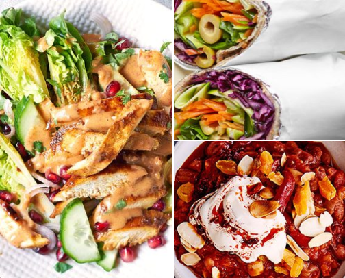 Easy Healthy Lunch Recipes: Quick & Delicious Ideas cover photo collage