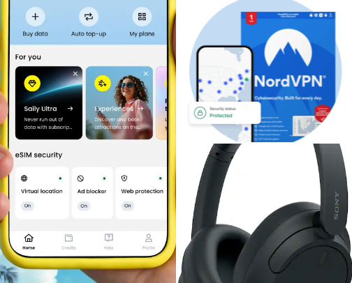 Digital Nomad & Travel 2026 Essentials cover photo collage