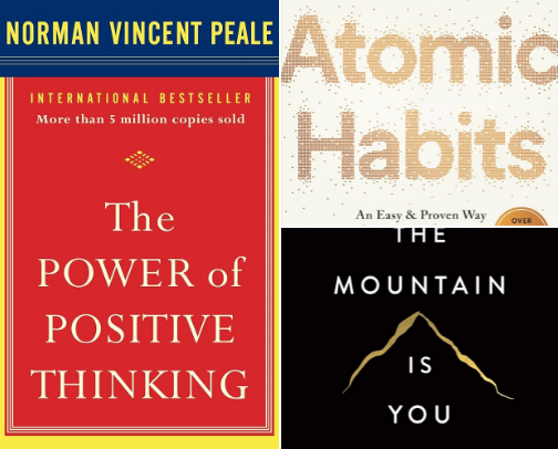 Books that inspire greatness cover photo collage