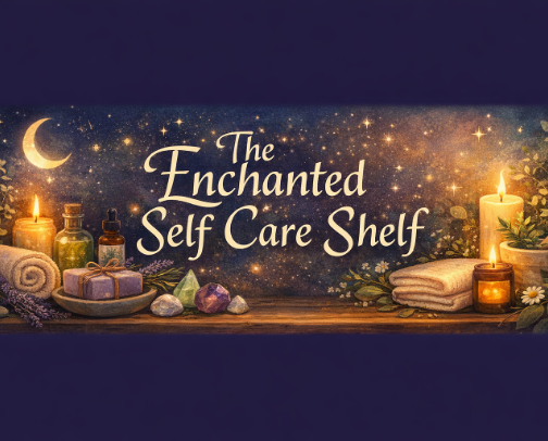 The Enchanted Self-Care Shelf cover photo collage