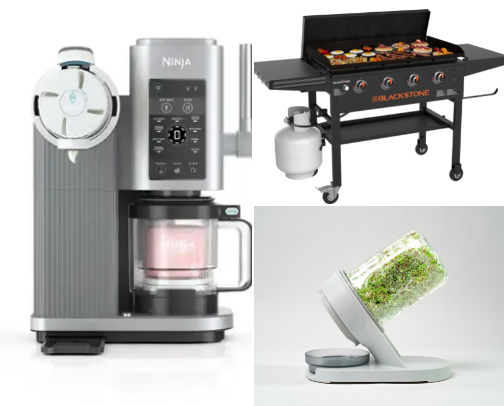 Random Kitchen and Outdoor cooking appliances and gadgets cover photo collage