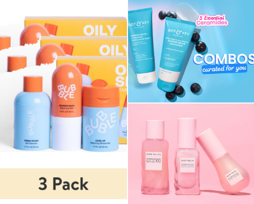 "Glow Getter" Products cover photo collage
