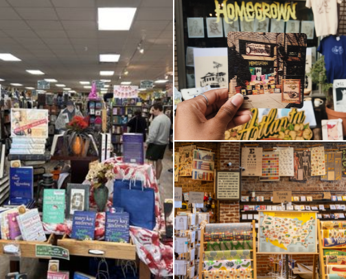 cute and quaint stores in Atlanta cover photo collage