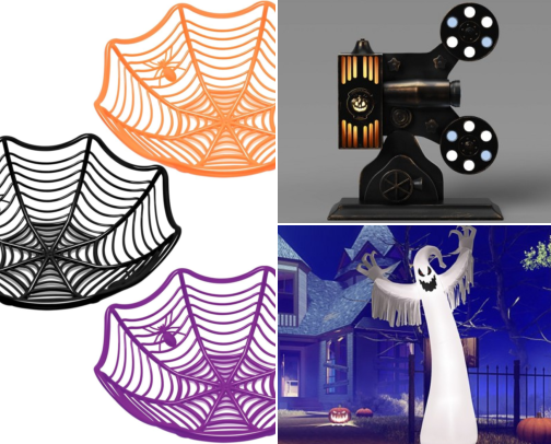 Spooky Halloween Decor, Party & Treats cover photo collage