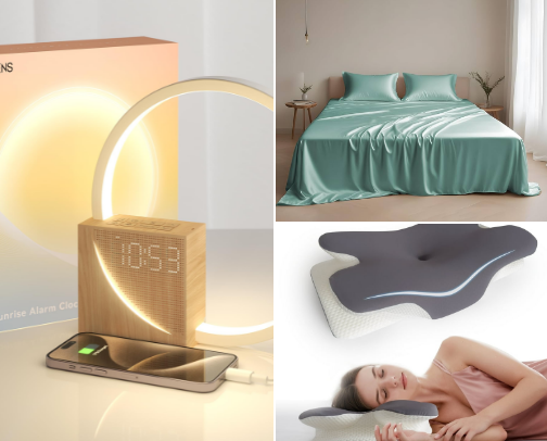 Must have Products to get the Best Sleep after Age 40 cover photo collage