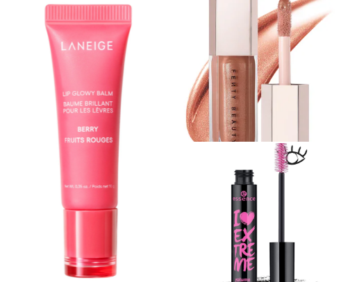 What can you find in my makeup bag at any time cover photo collage