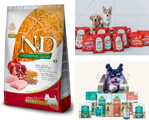 My fav dog food cover photo collage