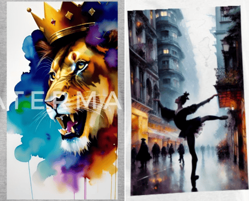 Artwork on Spreadshirt cover photo collage