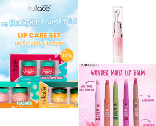 Make Natural Pinky Lips cover photo collage