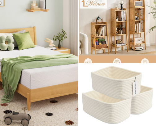 items I bought for my new room cover photo collage
