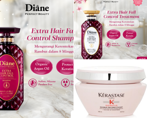 Bye Hair Fall, Hello Strong Hair! 💪✨ cover photo collage