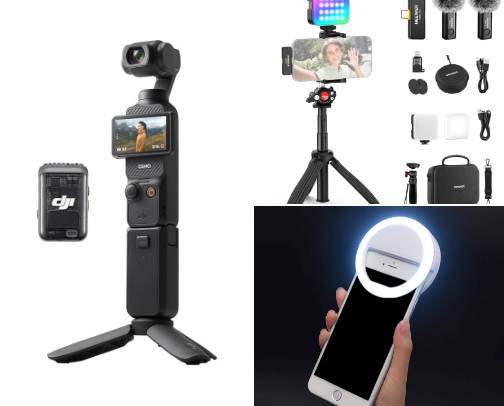 🔥 Creator’s Goldmine: Must-Have Tools for Vlogging, Blogging & Beyond cover photo collage