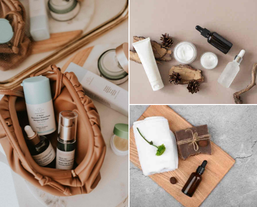 Skincare routine for sensitive skin💆🏻‍♀️🧖🏻‍♀️ cover photo collage